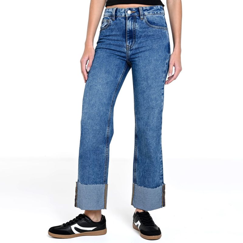 SYBILLA - Jean Recto Mujer Tiro medio Sybilla