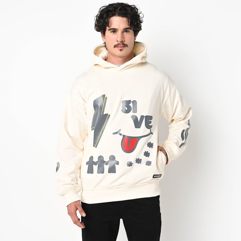 THE5IVEBRAND - Hoodie Unisex con Estampado The 5ive Brand x Falabella