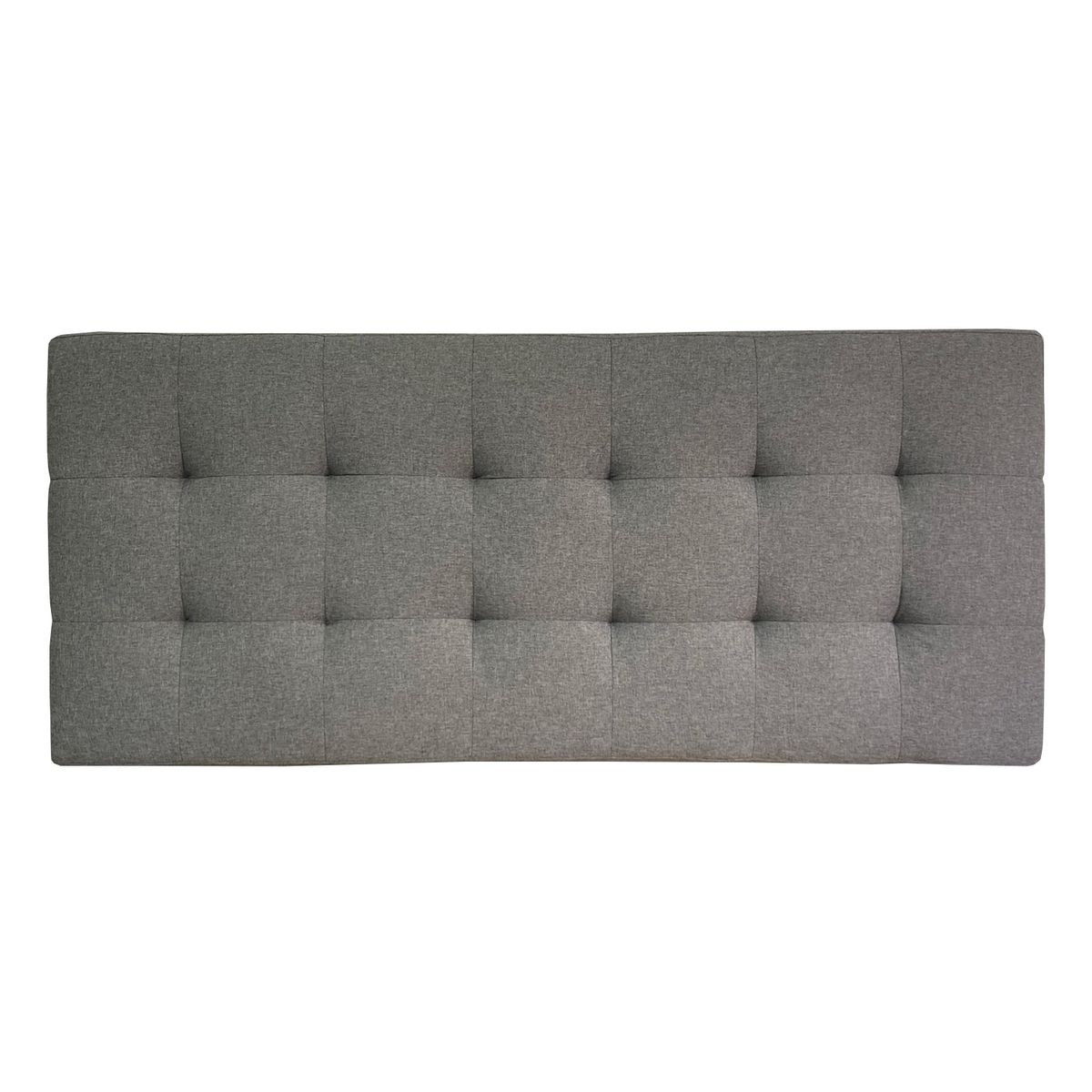 DKO DESIGN - Combo Cabecero Cama Doble (60x140x5) Gris Memphis + Set x 2 mesas de noche Toulus Flotantes