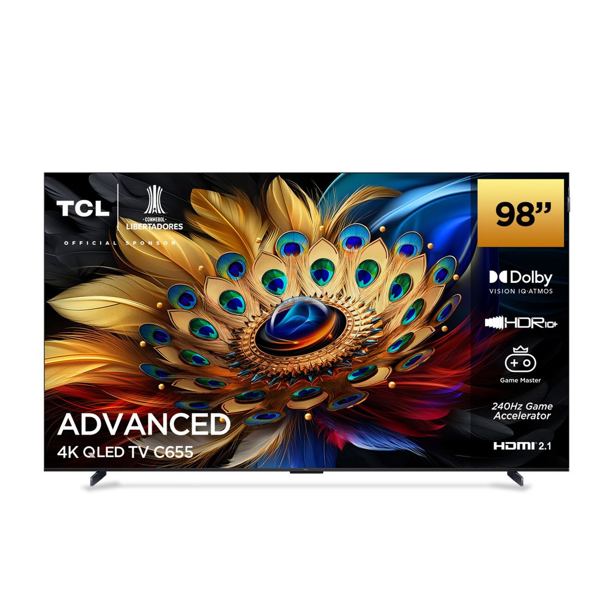TCL - Televisor | TCL | 98 pulgadas | 4K UHD | QLED | 98C655
