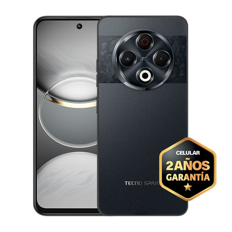 TECNO MOBILE - Celular TECNO|SPARK 30 256GB | 8GB RAM | cámara posterior 64MP |cámara frontal 13MP| pantalla 6,78 pulgadas |Con cargador + Case | Color Amarillo