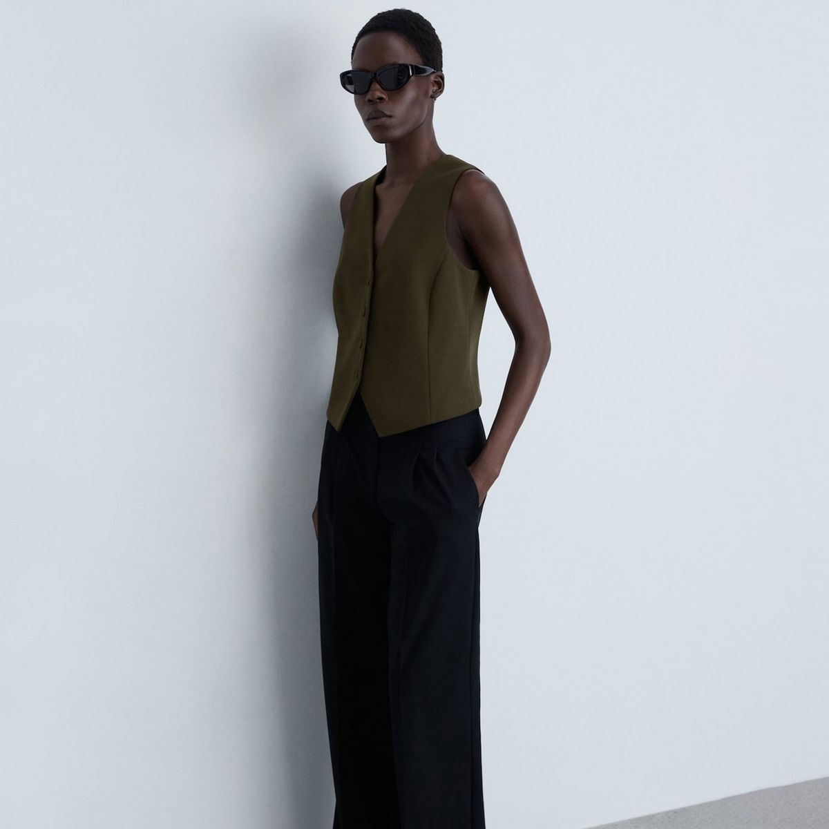 MANGO - Chaleco Mujer Mango