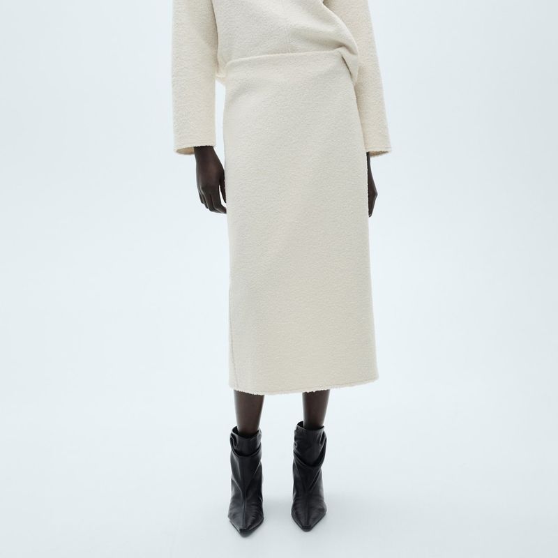MANGO - Falda Midi Mujer Mango