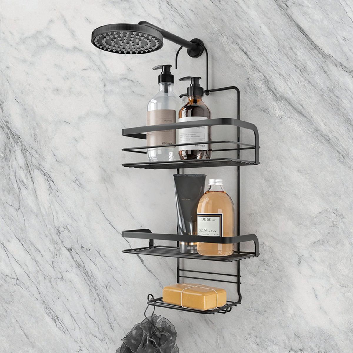 METALTEX - ORGANIZADOR DUCHA  38 x 12 cm METALTEX