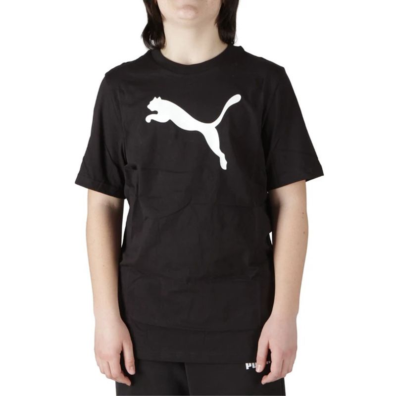 PUMA - Camiseta Niño con Logo Manga corta Algodón Puma