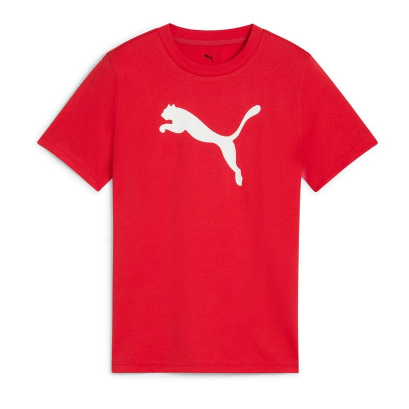 PUMA - Camiseta Niño con Logo Manga corta Algodón Puma