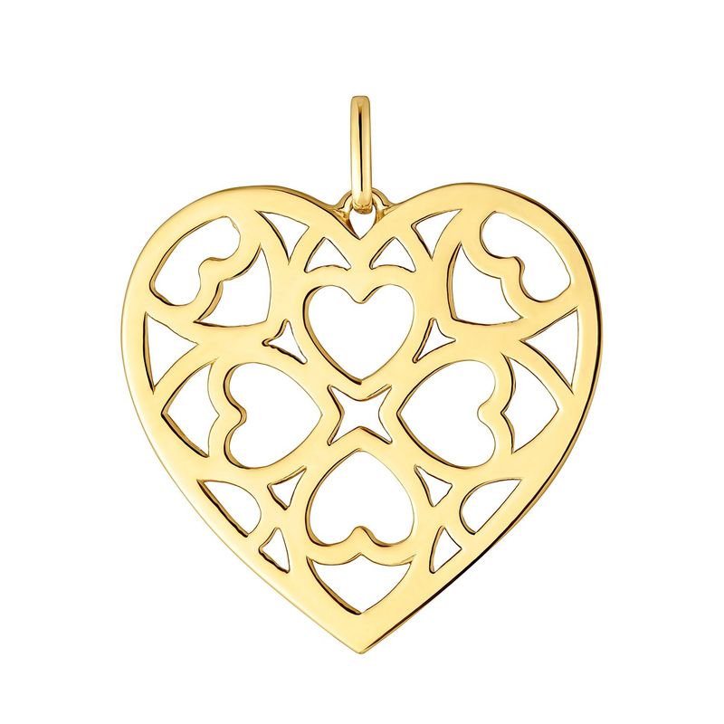 TOUS - Dije corazón con baño de oro 18 kt sobre plata Medallions