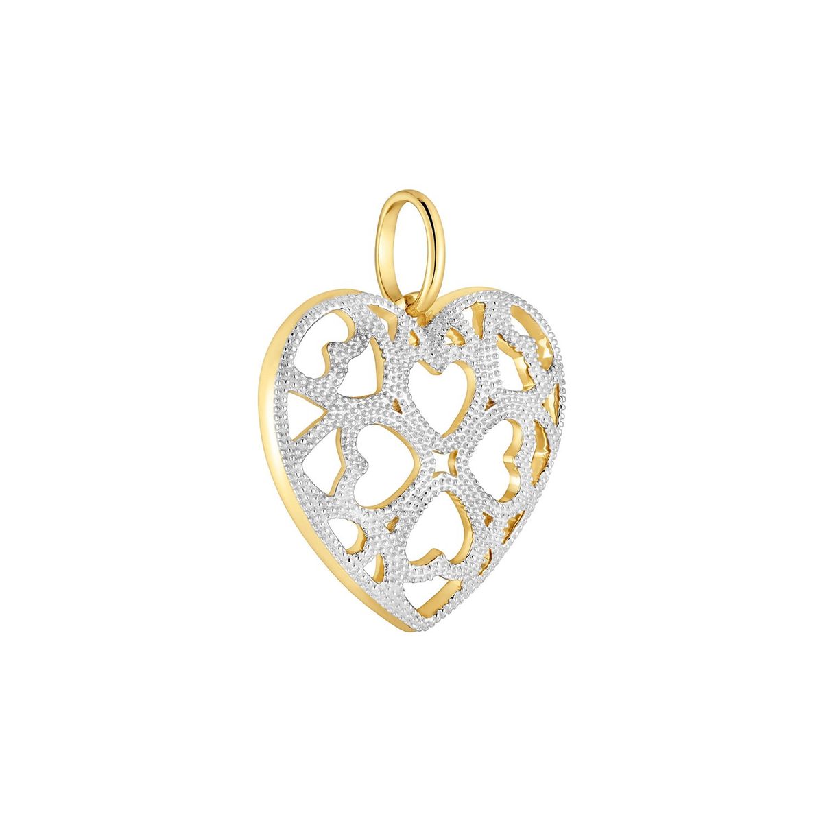 TOUS - Dije corazón de nácar con baño de oro 18 kt sobre plata Medallions