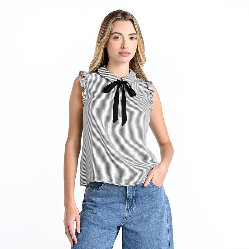 SYBILLA - Blusa Mujer Sin mangas Sybilla