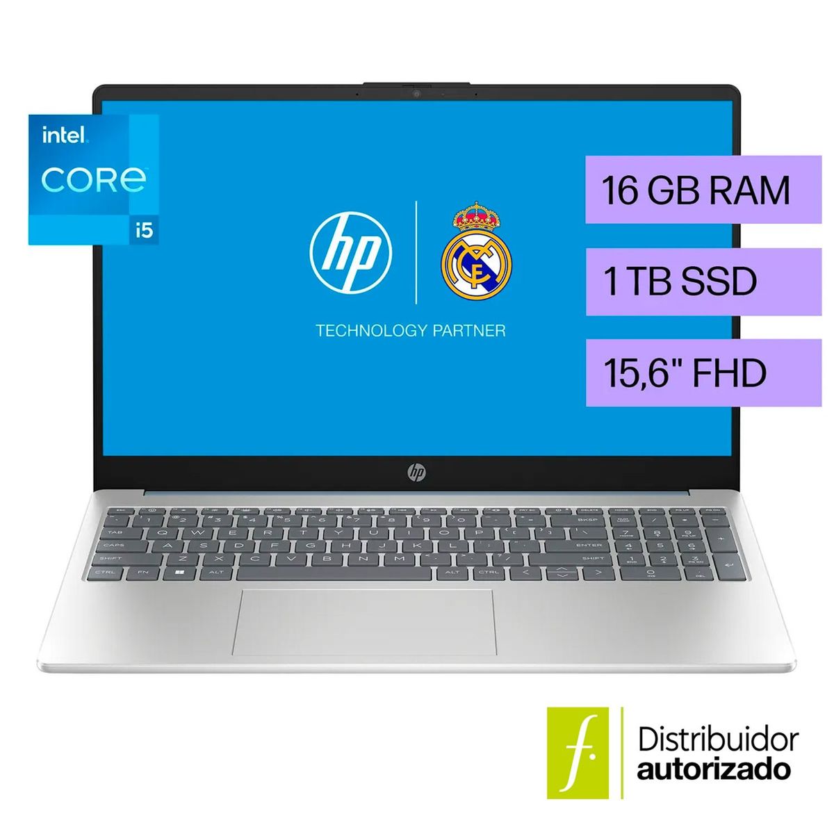 HP - Portátil HP 15-fd0065la | Intel Core i5 | 16GB RAM | 1TB SSD Almacenamiento | Windows 11 Home | 15.6 pulgadas | 15-fd0065la | Computador portátil