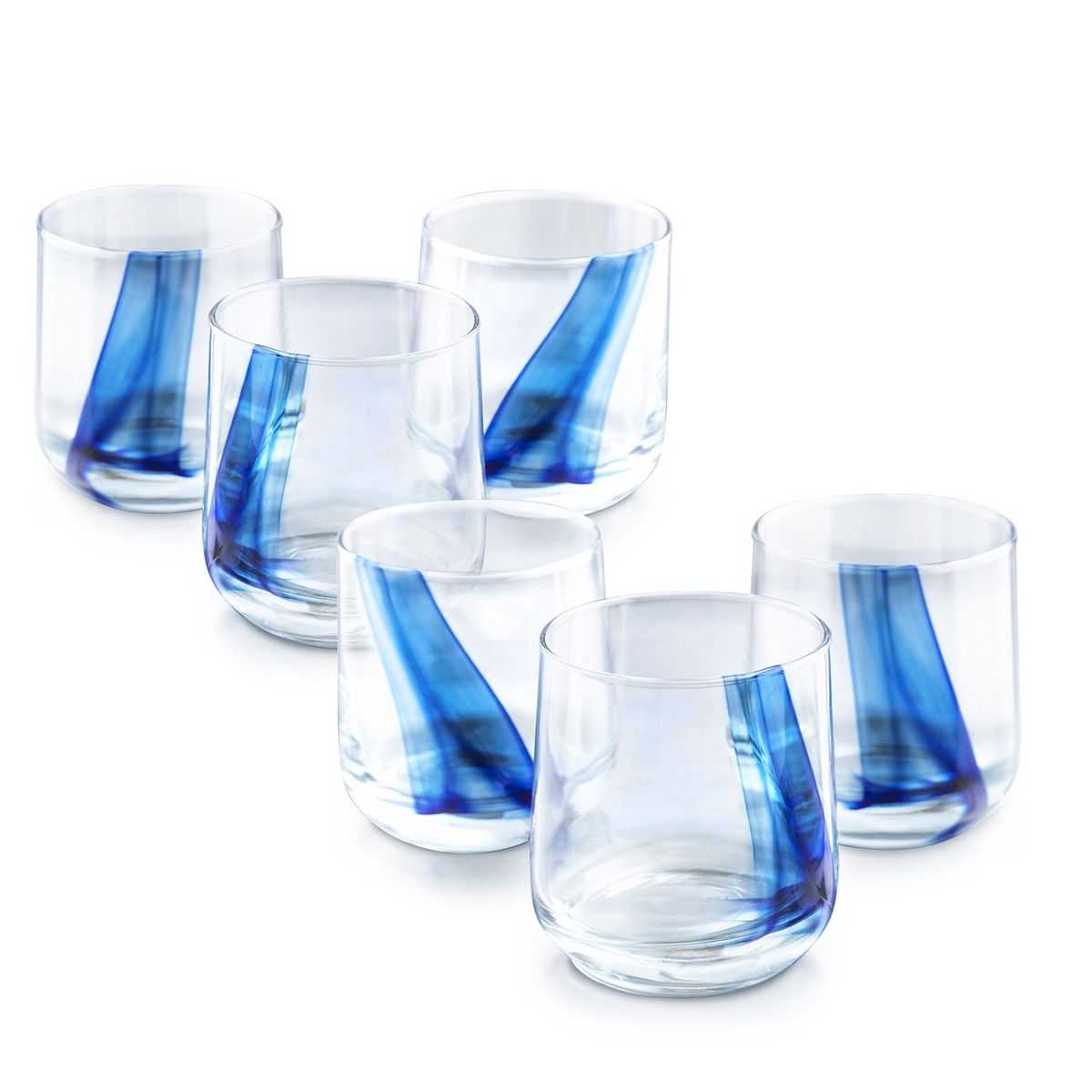  - Set de vasos Crisa Vidrio 6 piezas