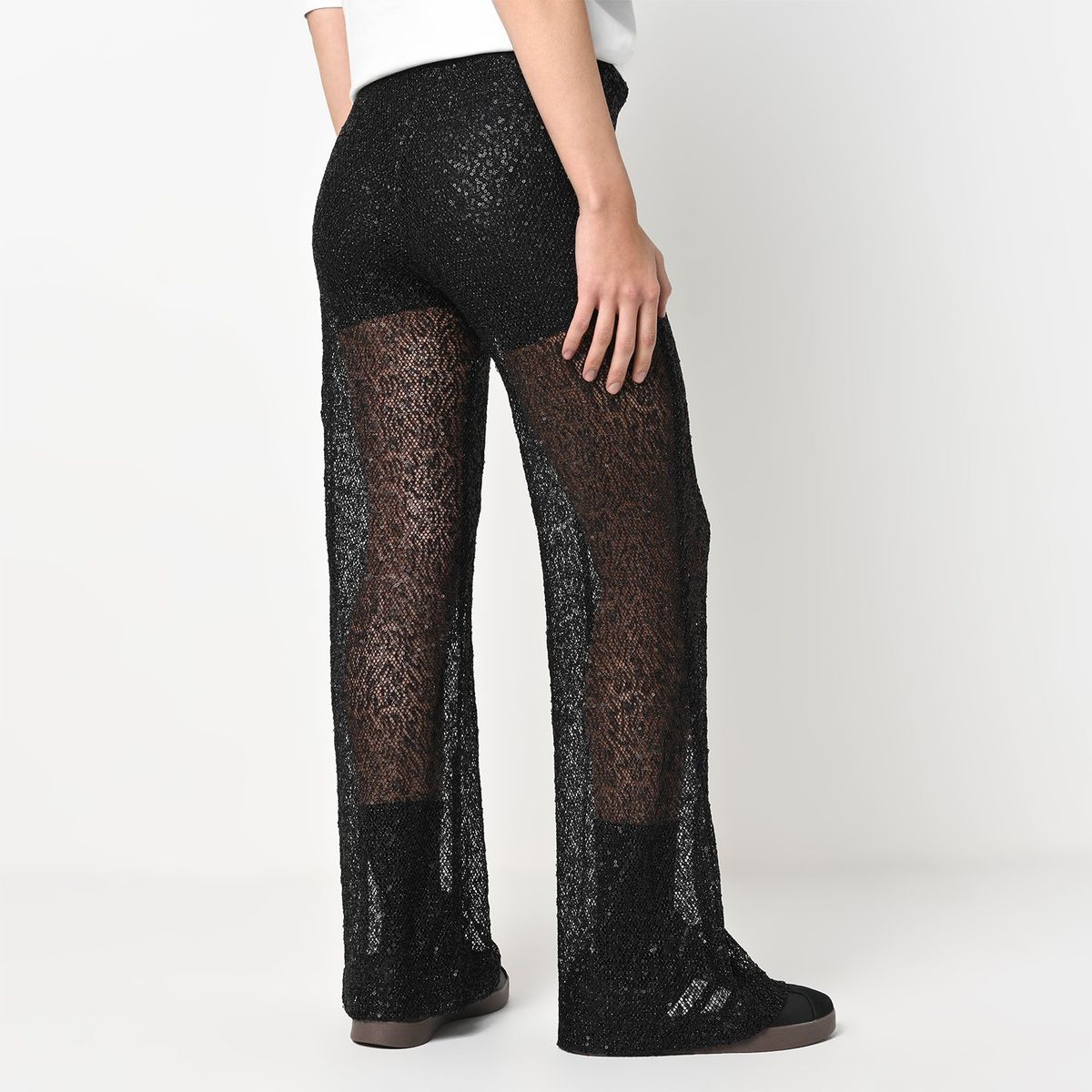 SYBILLA - Pantalón Recto Mujer Tiro alto Sybilla