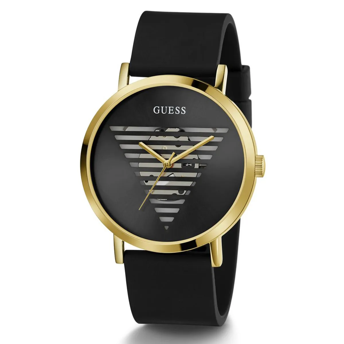 GUESS - Reloj Guess Hombre IDOL. Reloj Silicona Negro GW0503G1