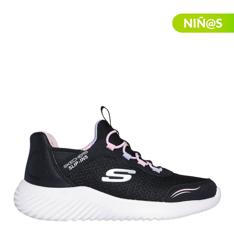 SKECHERS - Tenis moda Skechers Slip Ins Bounder Simple Cute Niña