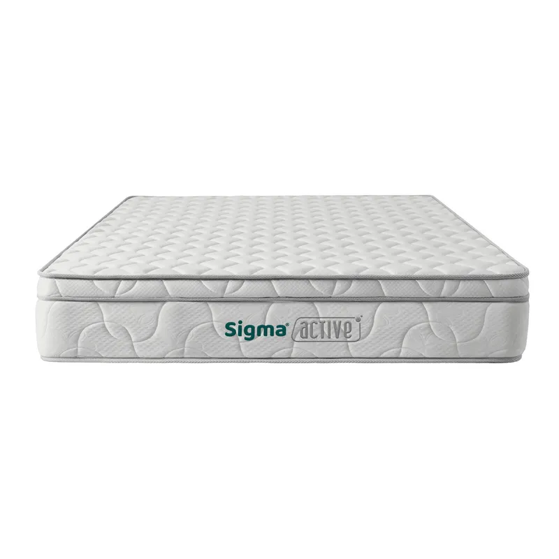 COLCHONES FANTASIA - Colchón Queen Resortes Colchón Sigma Active 160 x 190 cm Fantasia - 0% Interés a 3 o 6 Cuotas Pagando con tu CMR Banco Falabella