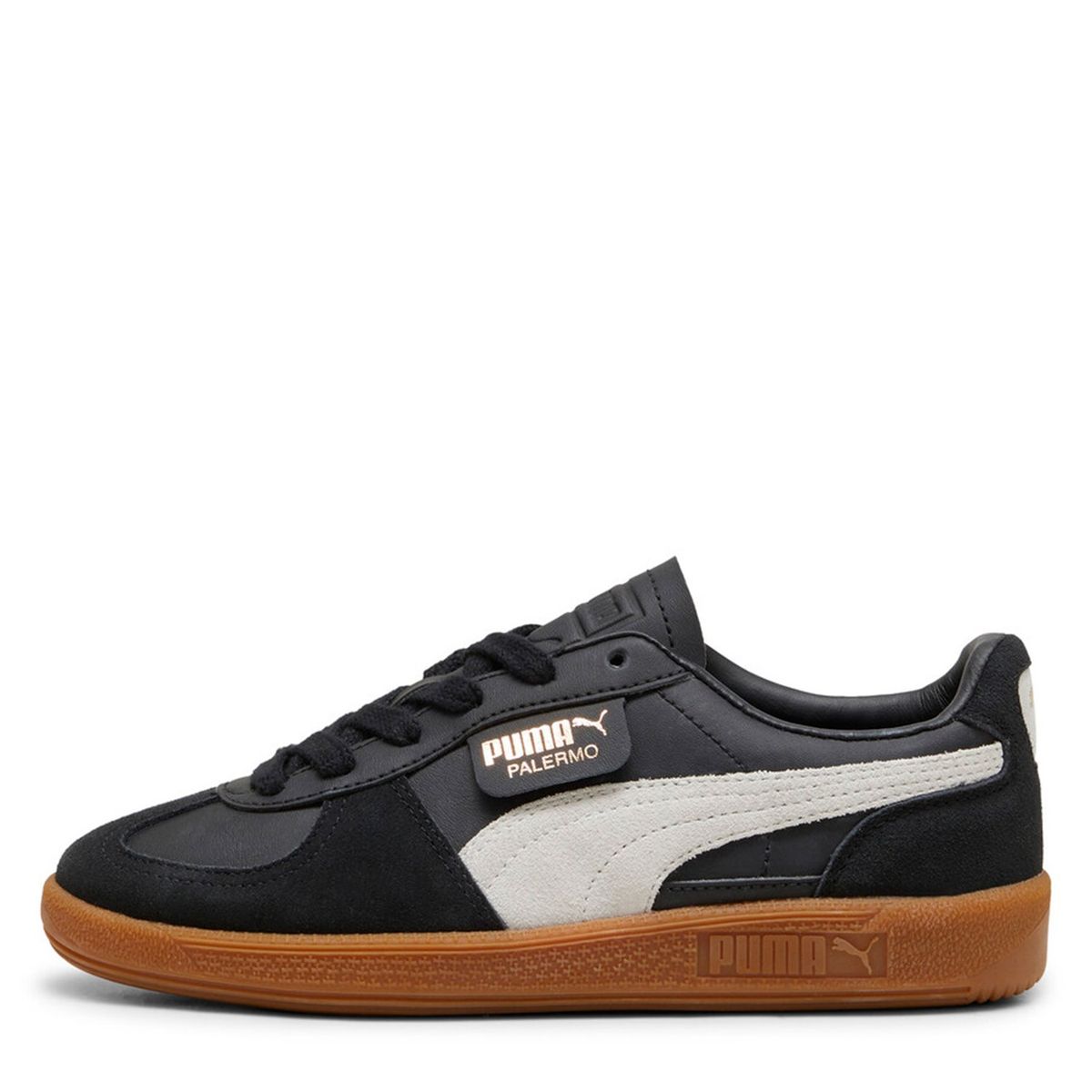 PUMA - Tenis moda Puma Palermo Lth Jr Niño color Negro