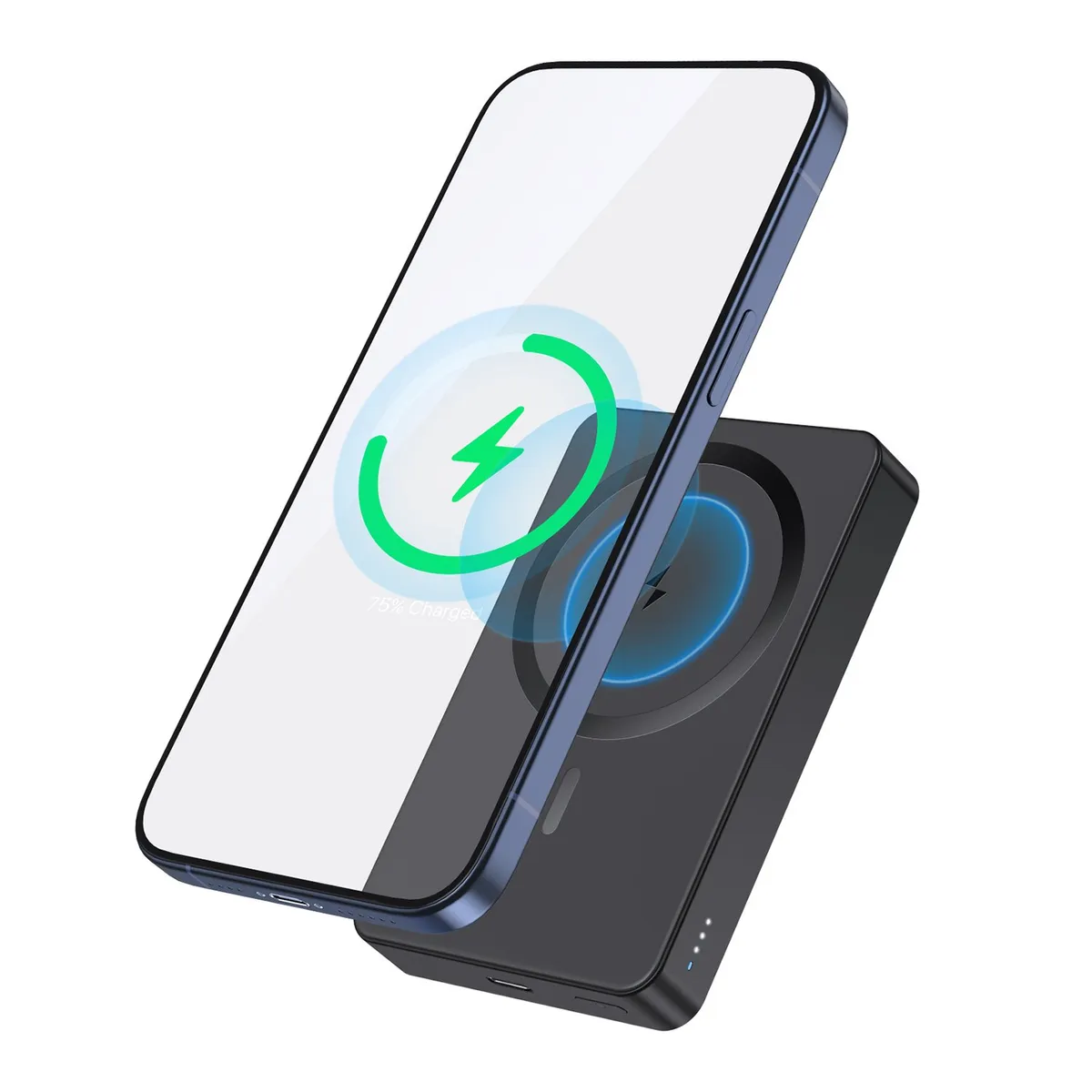 1 HORA - Batería Portátil carga magnetica 5000mAh 2.1A 1 Hora