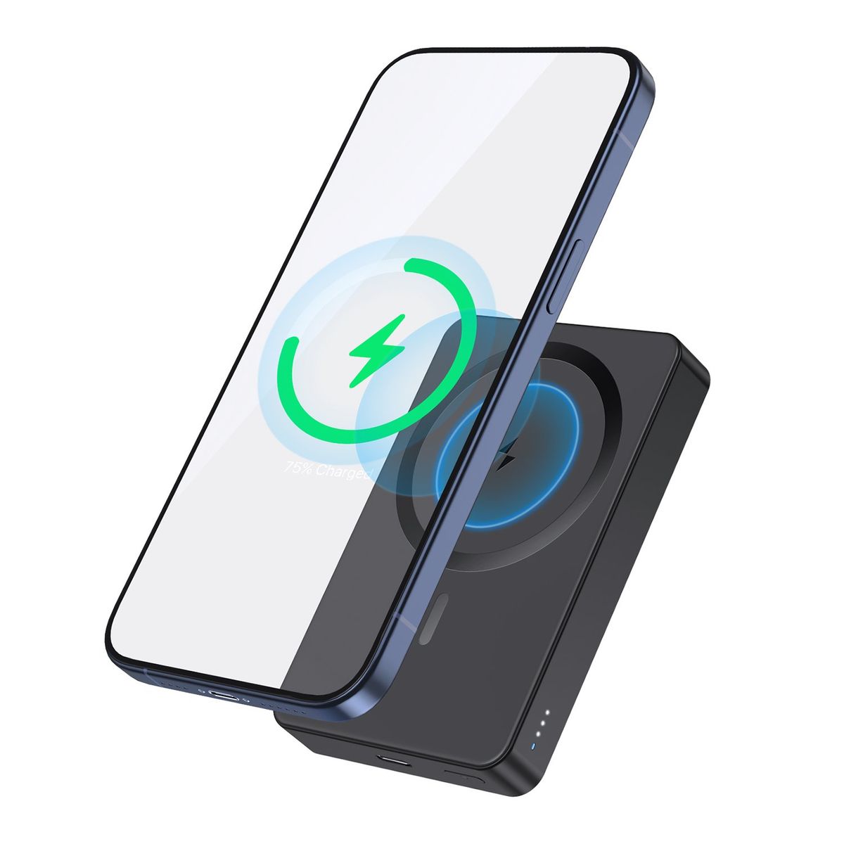 1 HORA - Batería Portátil carga magnetica 5000mAh 2.1A 1 Hora