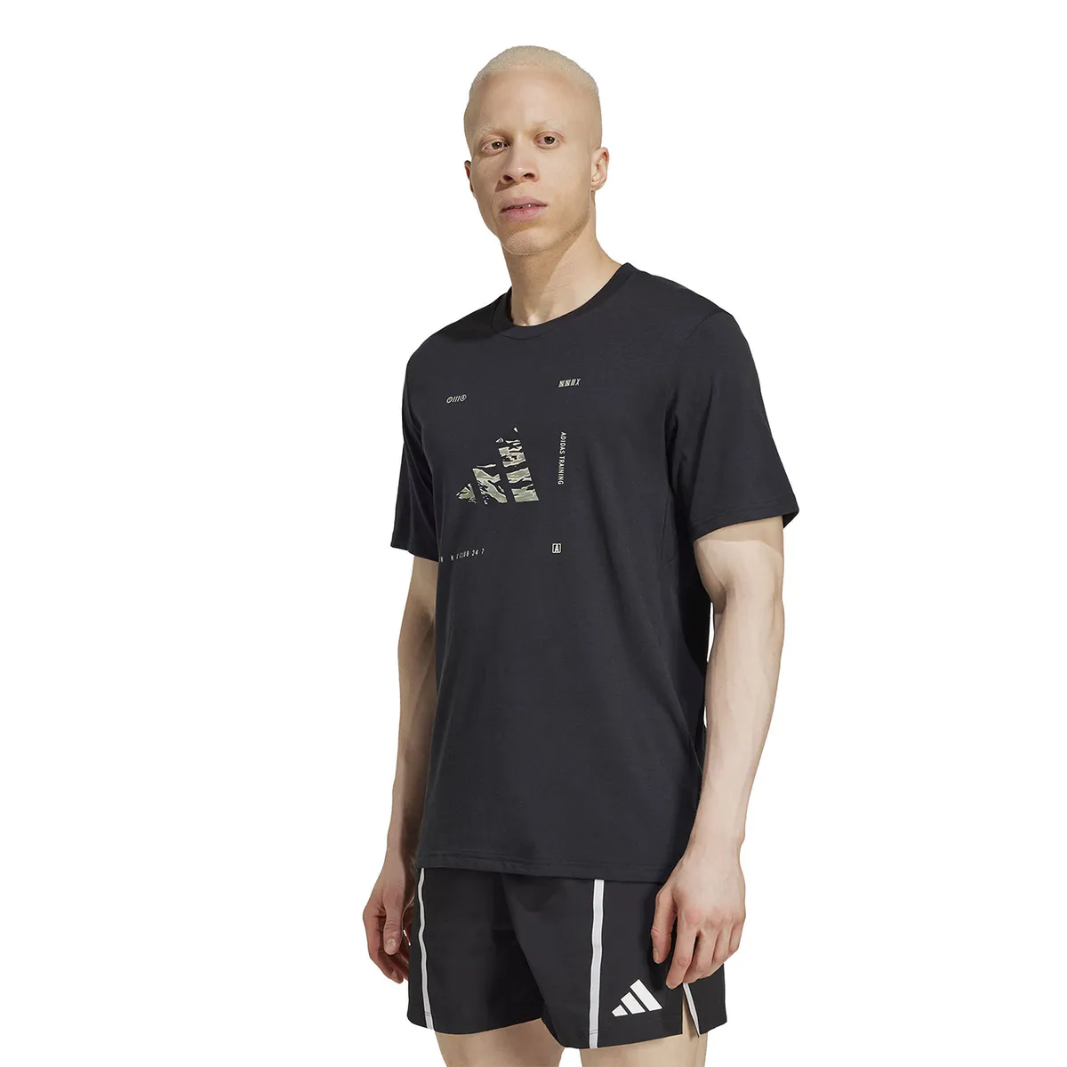 ADIDAS - Camiseta deportiva Adidas Manga corta Gimnasio y ejercicio