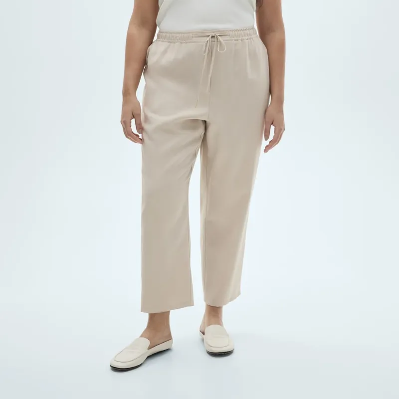 MANGO - Pantalón Recto Mujer Tiro alto MANGO