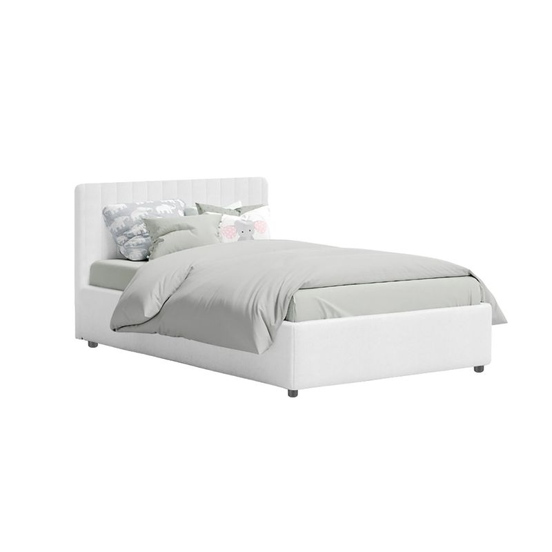 EKONOMODO - Colchón con Base Cama Sencillo Firmeza Media Ortopédico con Pillow Resortado Infantil 100 x 190 cm Ekonomodo  - 0% Interés a 3 Cuotas Pagando con tu CMR Banco Falabella