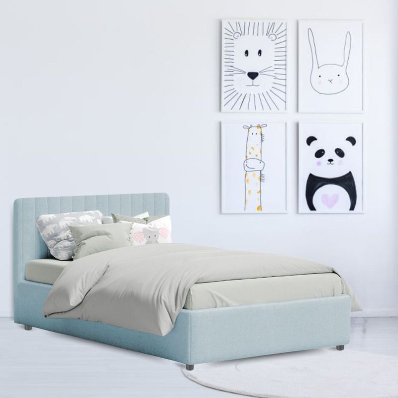EKONOMODO - Colchón con Base Cama Sencillo Firmeza Media Ortopédico con Pillow Resortado Infantil 100 x 190 cm Ekonomodo  - 0% Interés a 3 Cuotas Pagando con tu CMR Banco Falabella