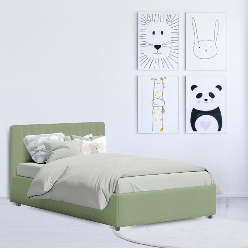 EKONOMODO - Colchón con Base Cama Sencillo Firmeza Media Ortopédico con Pillow Resortado Infantil 100 x 190 cm Ekonomodo  - 0% Interés a 3 Cuotas Pagando con tu CMR Banco Falabella