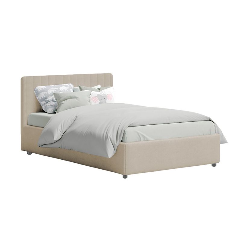 EKONOMODO - Colchón con Base Cama Sencillo Firmeza Media Ortopédico con Pillow Resortado Infantil 100 x 190 cm Ekonomodo  - 0% Interés a 3 Cuotas Pagando con tu CMR Banco Falabella