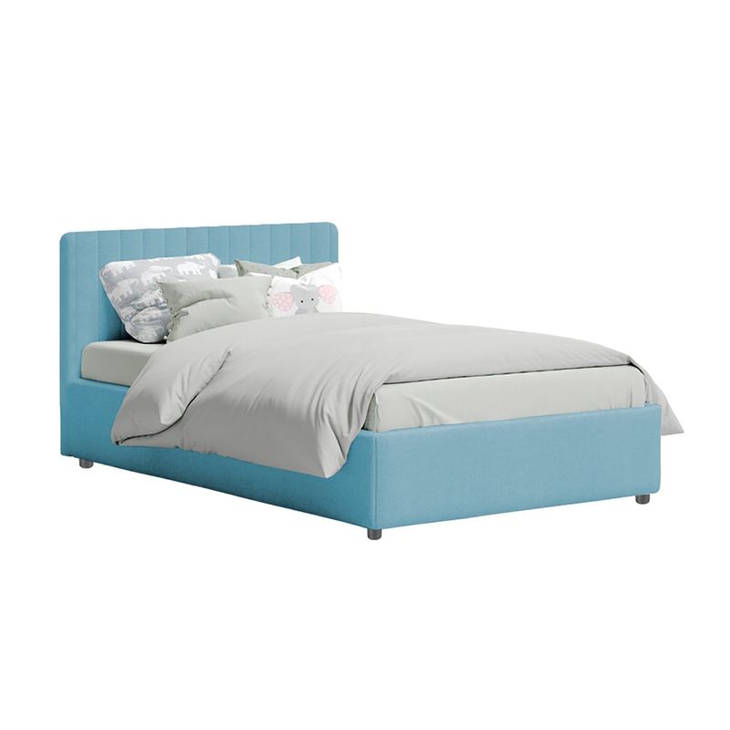 EKONOMODO - Colchón con Base Cama Semidoble Firmeza Media Ortopédico con Pillow Resortado Infantil 120 x 190 cm Ekonomodo  - 0% Interés a 3 Cuotas Pagando con tu CMR Banco Falabella