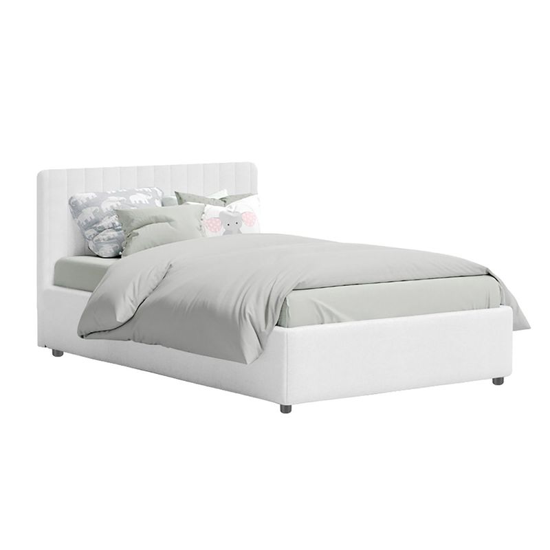 EKONOMODO - Colchón con Base Cama Doble Firmeza Media Ortopédico con Pillow Resortado Infantil 140 x 190 cm Ekonomodo  - 0% Interés a 3 Cuotas Pagando con tu CMR Banco Falabella