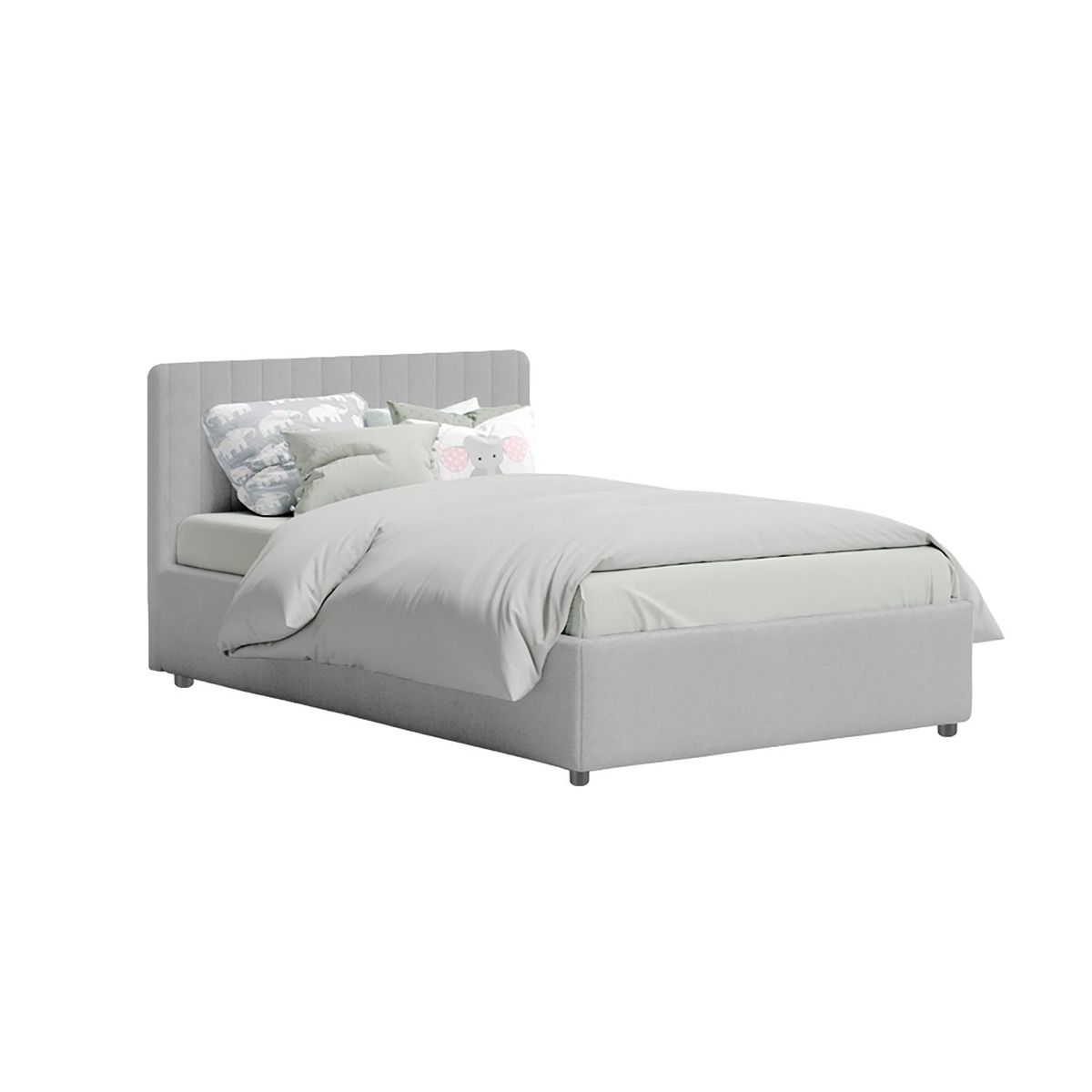 EKONOMODO - Colchón con Base Cama Doble Firmeza Media Ortopédico con Pillow Resortado Infantil 140 x 190 cm Ekonomodo 