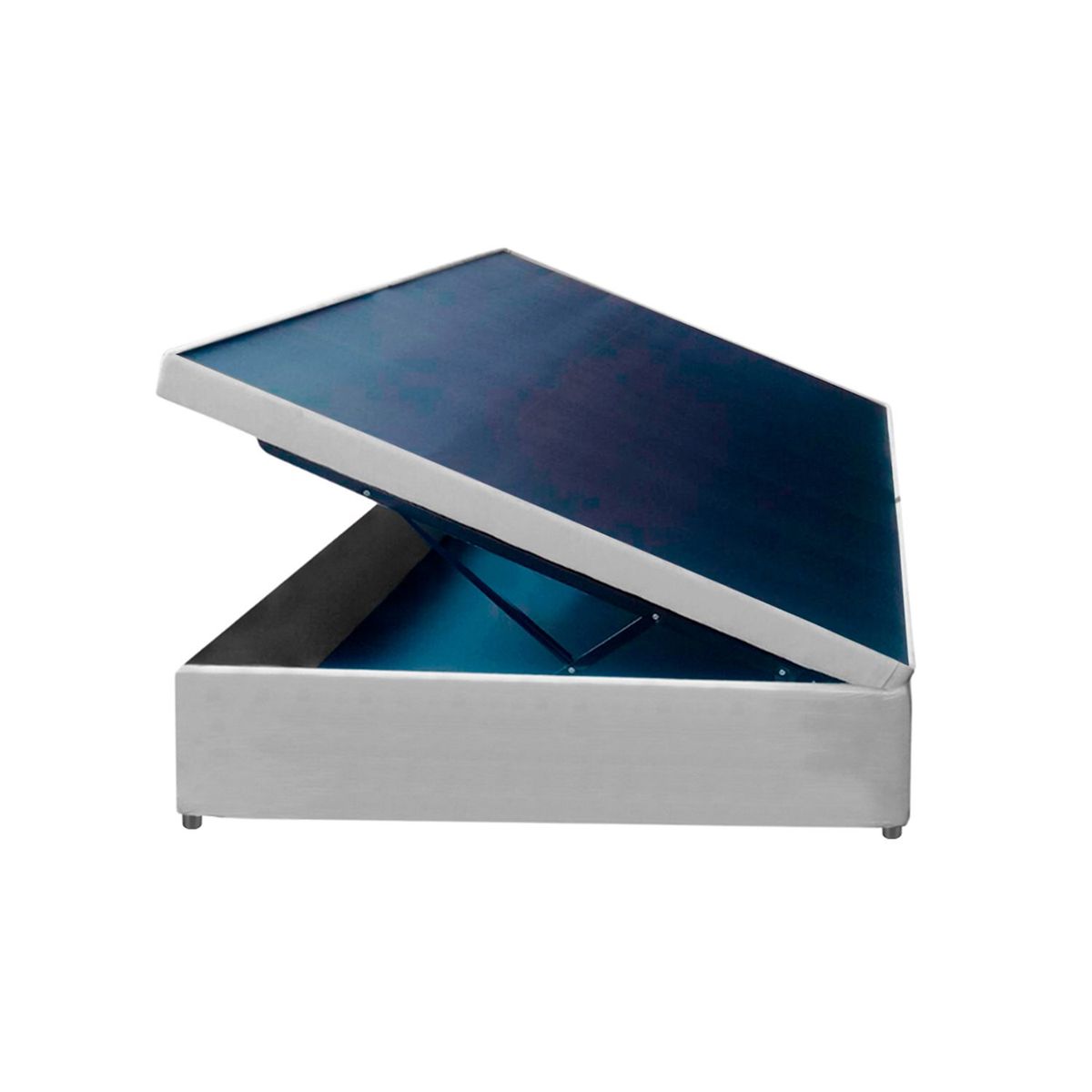 EKONOMODO - Colchón con Base Cama Doble Firmeza Media Ortopédico con Pillow Resortado Infantil 140 x 190 cm Ekonomodo 