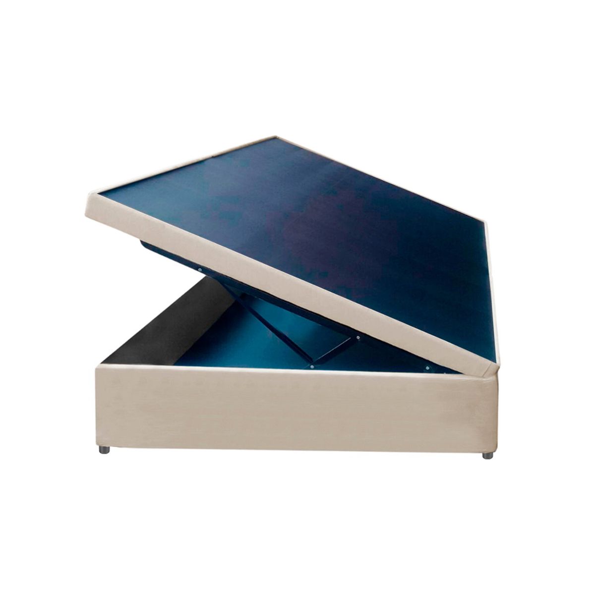 EKONOMODO - Colchón con Base Cama Doble Firmeza Media Ortopédico con Pillow Resortado Infantil 140 x 190 cm Ekonomodo 