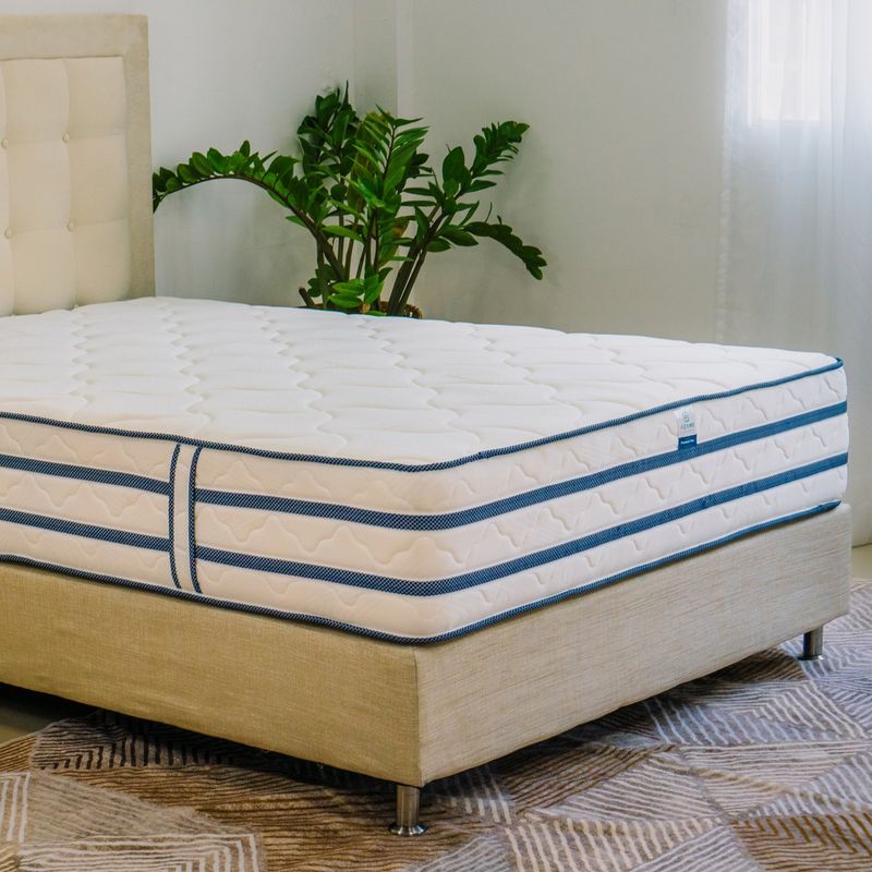 AZAME - Colchón Sencillo Firmeza Media Ortopédico Resortado Premium 100x190 cm Tela Anti-Flama Colchones Azame - Precio de Lanzamiento - 0% Interés a 3 Cuotas Pagando con tu CMR Banco Falabella