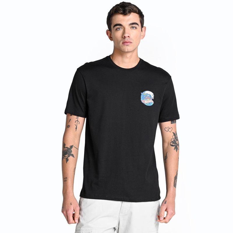 BEARCLIFF - Camiseta Hombre Manga corta con Logo de Algodón Bearcliff