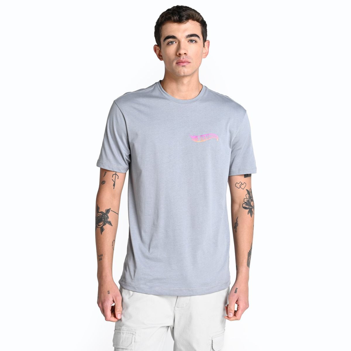 BEARCLIFF - Camiseta Hombre Manga corta con Logo de Algodón Bearcliff