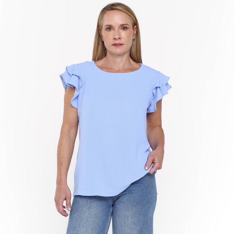 APOLOGY - Blusa Mujer Con aplique Manga corta Apology