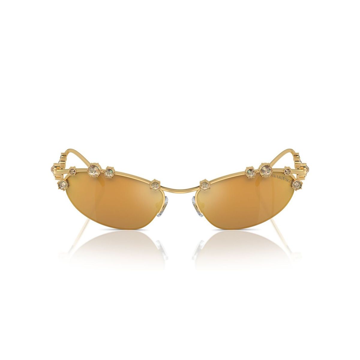 SWAROVSKI - Gafas De Sol Swarovski Gold Brown Mirror Gold