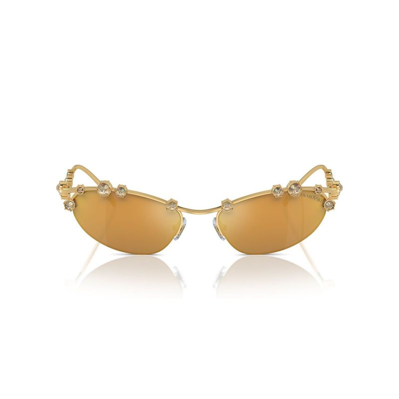 SWAROVSKI - Gafas De Sol Swarovski Gold Brown Mirror Gold