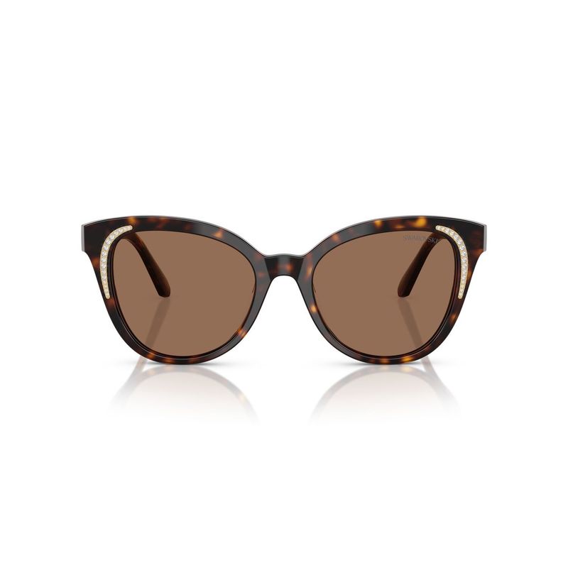 SWAROVSKI - Gafas De Sol Swarovski Dark Havana Dark Brown