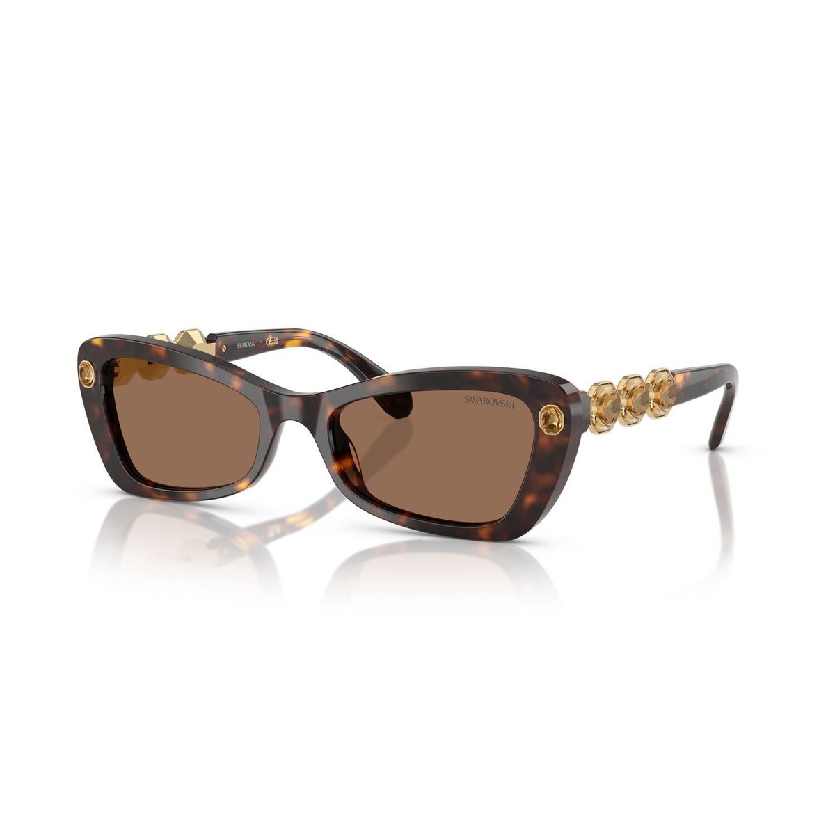 SWAROVSKI - Gafas De Sol Swarovski Havana Dark Brown