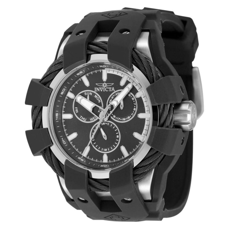 INVICTA - Reloj Invicta Hombre Bolt . Reloj Silicona Negro