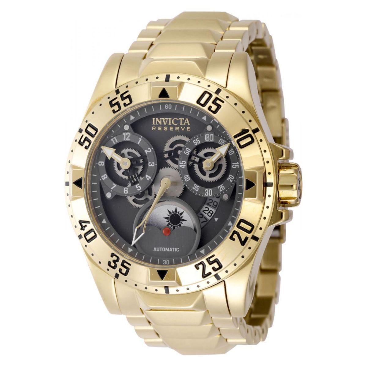 INVICTA - Reloj Invicta Hombre Reserve . Reloj Acero inoxidable Dorado