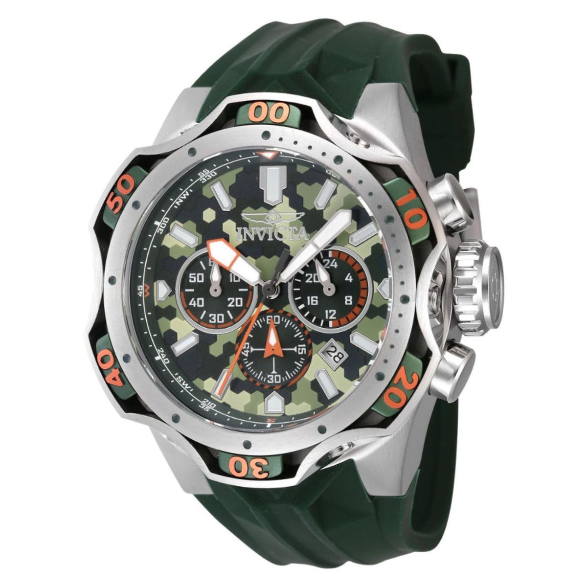 INVICTA - Reloj Invicta Hombre Venom . Reloj Silicona Verde