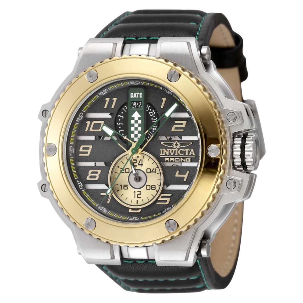 INVICTA - Reloj Invicta Hombre Invicta Racing . Reloj Cuero Negro
