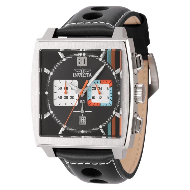 INVICTA - Reloj Invicta Hombre S1 Rally . Reloj Cuero Negro