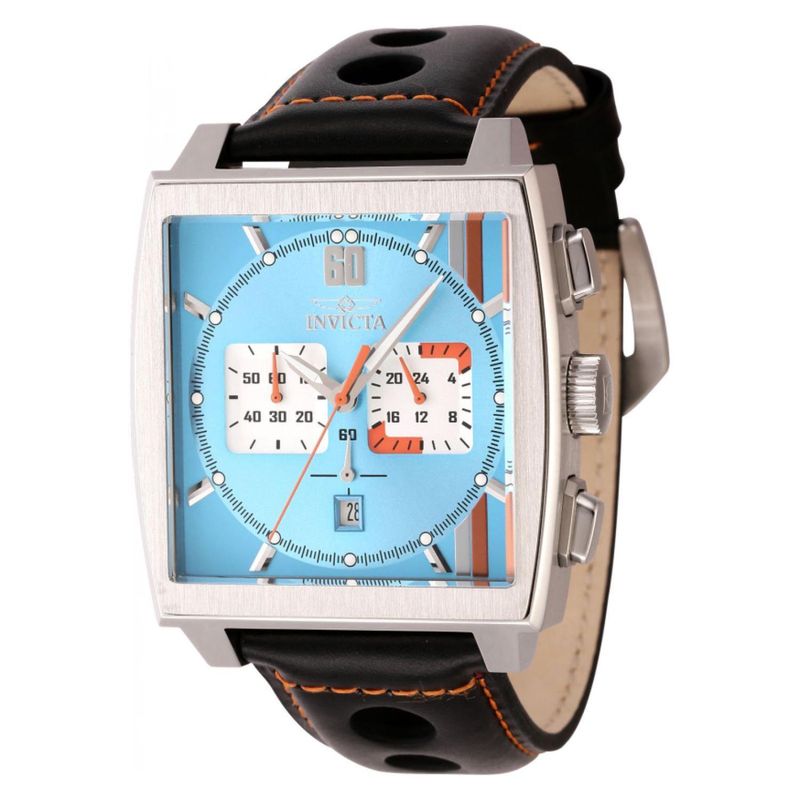 INVICTA - Reloj Invicta Hombre S1 Rally . Reloj Cuero Naranja