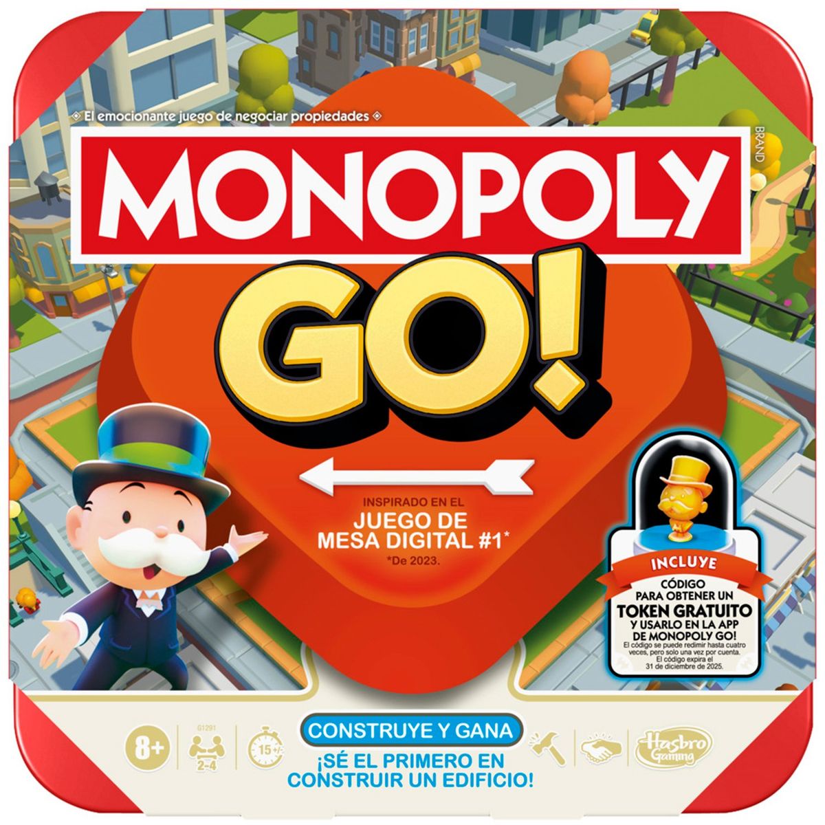 HASBRO - Juego de Mesa Monopoly Go!