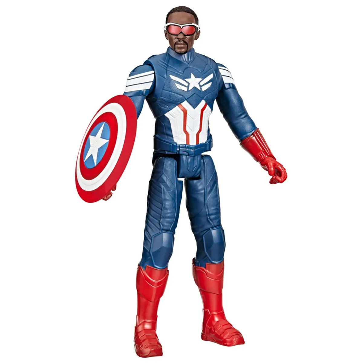 MARVEL - Figura de acción Marvel Captain America Brave New World Titan Hero Series
