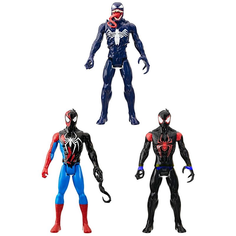 MARVEL - Figura de Accion Marvel Spider-Man VenomVersus Titan Hero Series,